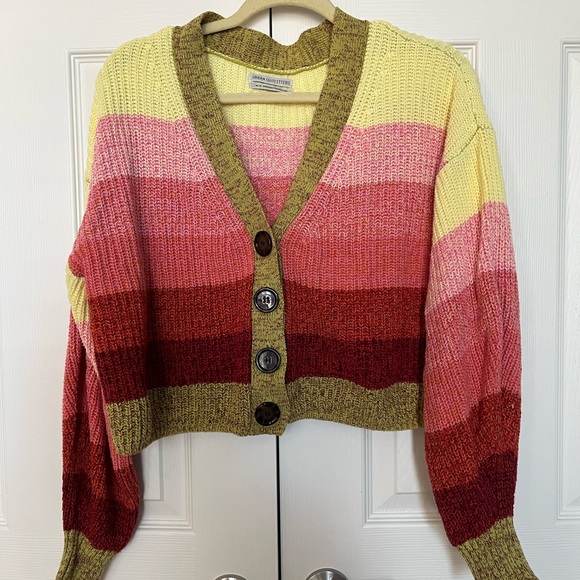 Urban Outfitters Multicolor Striped Cardigan - Picture 1 of 4